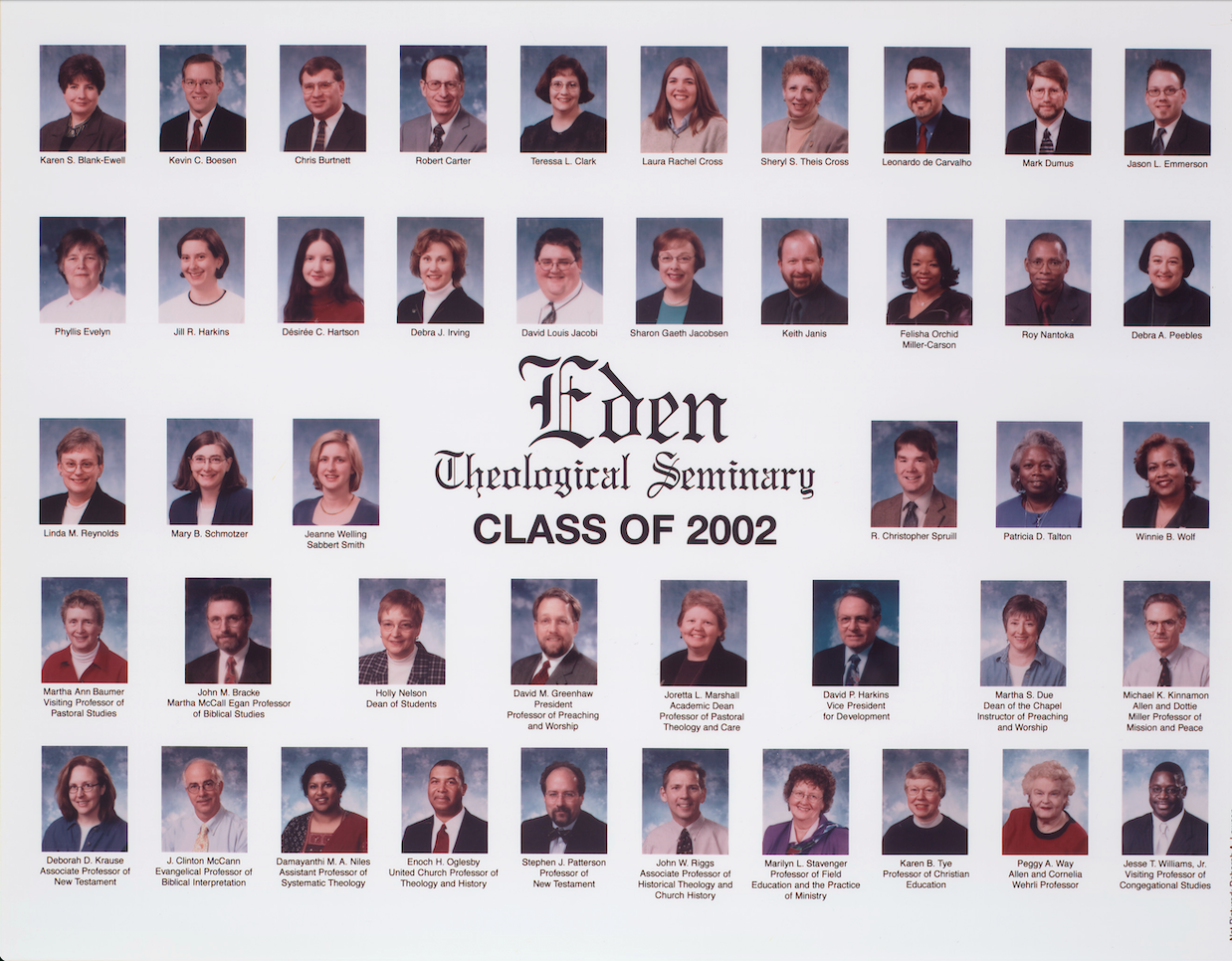 2002 Eden Class Photo