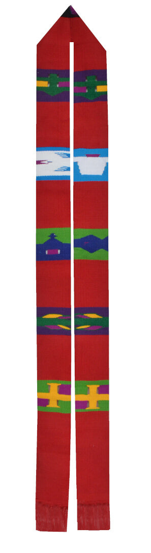 Stole-Red-Atitlan