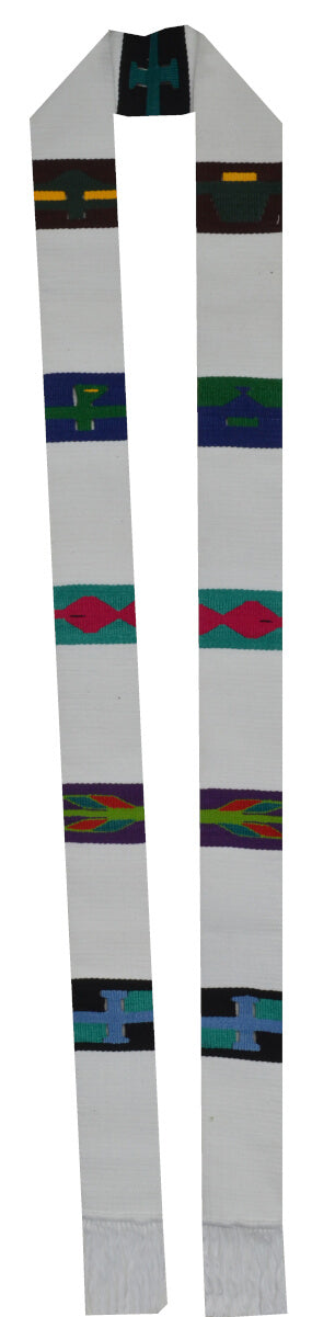 Stole-White-Atitlan