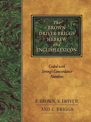 Brown-Driver-Briggs Hebrew and English Lexicon