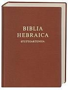 Biblia Hebraica Stuttgartensia—Compact Edition