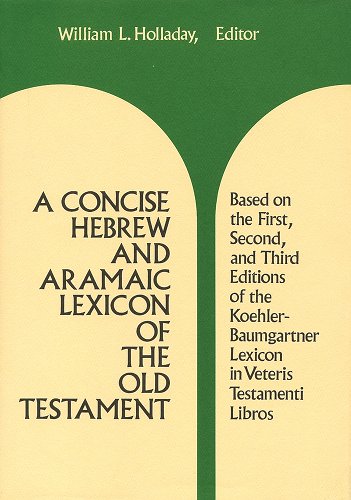 Concise Hebrew and Aramaic Lexicon of the Old Testament