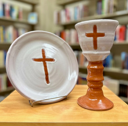 Altar Chalice & Paten Set—Cross