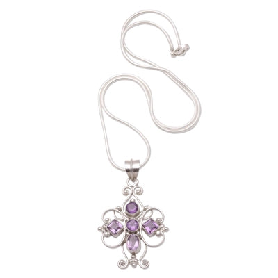 Pendant-Floral cross