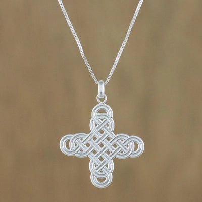 Cross Pendant-Twining Cross