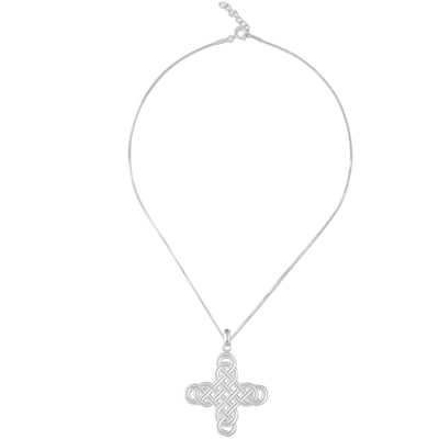 Cross Pendant-Twining Cross