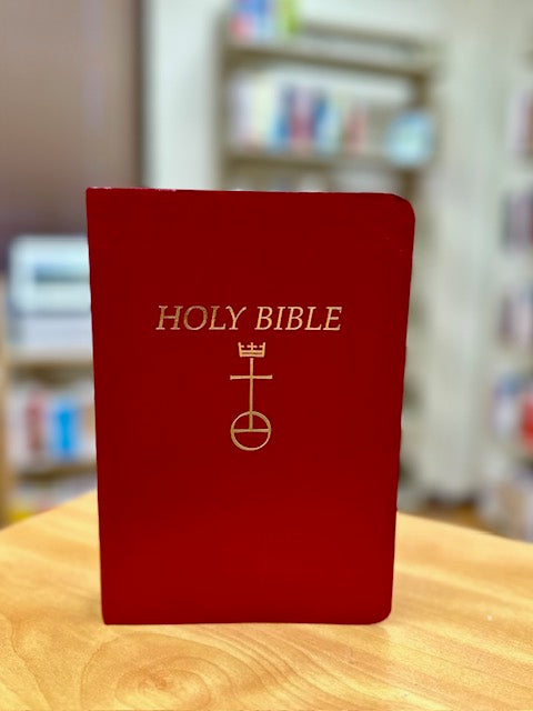 NRSV Bible with UCC Emblem, Red