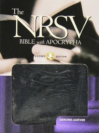 NRSV Bible with Apocrypha,  Pocket Edition, Leather