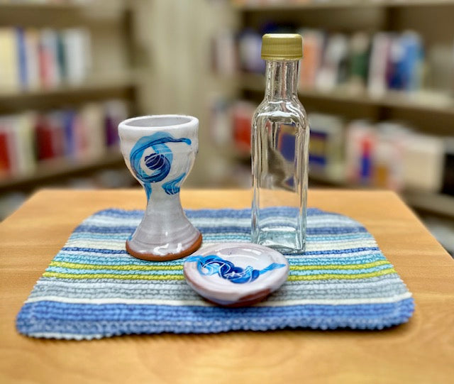 Holy Communion Visitation Set—Blue Waters